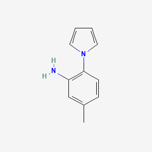 molecular formula C11H12N2 B1597781 5-methyl-2-(1H-pyrrol-1-yl)aniline CAS No. 59194-21-7