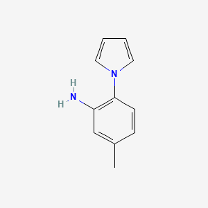 molecular formula C11H12N2 B1597781 5-甲基-2-(1H-吡咯-1-基)苯胺 CAS No. 59194-21-7