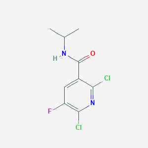molecular formula C9H9Cl2FN2O B1597789 2,6-Dichloro-5-Fluoro-N-Isopropylnicotinamide CAS No. 680217-86-1