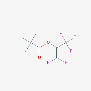 molecular formula C8H9F5O2 B1597791 Pentafluoroprop-1-en-2-yl 2,2-dimethylpropanoate CAS No. 885275-40-1