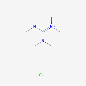 molecular formula C7H18N3+ B1597812 Hexamethylguanidinium chloride CAS No. 30388-20-6
