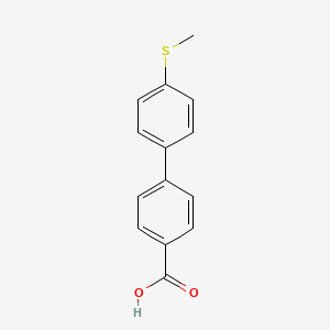 molecular formula C14H12O2S B1597818 4'-Methylsulfanyl-biphenyl-4-carboxylic acid CAS No. 728918-90-9