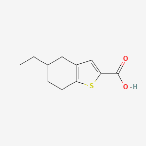 molecular formula C11H14O2S B1597834 5-乙基-4,5,6,7-四氢-1-苯并噻吩-2-羧酸 CAS No. 590355-40-1