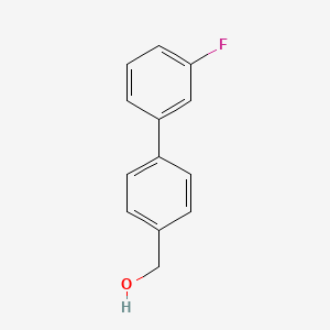 molecular formula C13H11FO B1597838 (3'-Fluoro-[1,1'-biphenyl]-4-YL)methanol CAS No. 773873-05-5