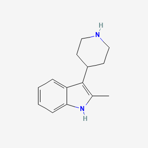 molecular formula C14H18N2 B1597840 2-methyl-3-(piperidin-4-yl)-1H-indole CAS No. 65347-61-7