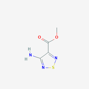 molecular formula C4H5N3O2S B1597842 4-氨基-1,2,5-噻二唑-3-羧酸甲酯 CAS No. 63875-18-3