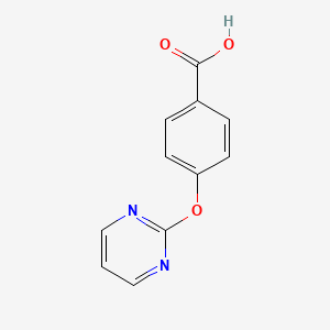 molecular formula C11H8N2O3 B1597853 4-(Pyrimidin-2-yloxy)benzoic acid CAS No. 855423-33-5