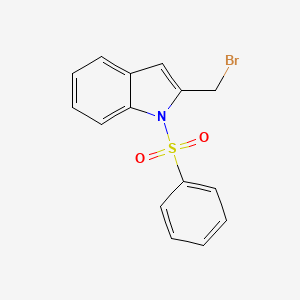 molecular formula C15H12BrNO2S B1597870 2-(Bromomethyl)-1-(phenylsulfonyl)-1H-indole CAS No. 337508-54-0