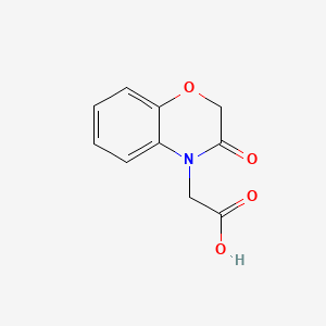molecular formula C10H9NO4 B1597873 (3-oxo-2,3-dihydro-4H-1,4-benzoxazin-4-yl)acetic acid CAS No. 26494-55-3