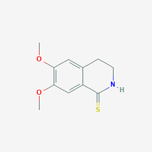 molecular formula C11H13NO2S B1597886 6,7-二甲氧基-3,4-二氢异喹啉-1(2H)-硫酮 CAS No. 24456-59-5