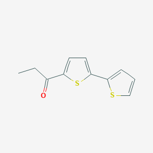 molecular formula C11H10OS2 B1597894 1-([2,2'-Bithiophen]-5-yl)propan-1-one CAS No. 32358-91-1