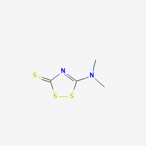 molecular formula C4H6N2S3 B1597917 5-(二甲氨基)-3H-1,2,4-二噻唑-3-硫酮 CAS No. 29220-04-0