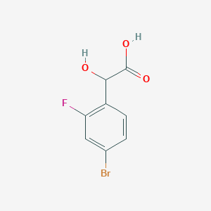 molecular formula C8H6BrFO3 B1597932 4-溴-2-氟扁桃酸 CAS No. 668970-55-6