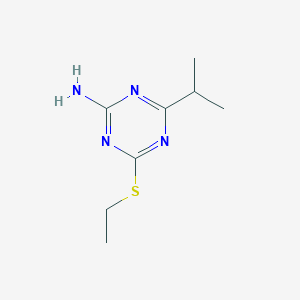molecular formula C8H14N4S B1597952 4-(乙硫基)-6-异丙基-1,3,5-三嗪-2-胺 CAS No. 175204-60-1