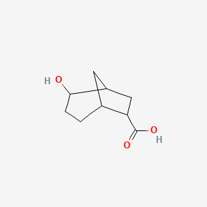 molecular formula C9H14O3 B1597966 2-Hydroxybicyclo[3.2.1]octane-6-carboxylic acid CAS No. 257932-29-9