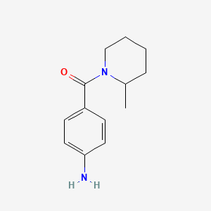 molecular formula C13H18N2O B1597971 (4-氨基苯基)(2-甲基哌啶-1-基)甲酮 CAS No. 436095-31-7