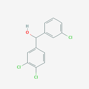 molecular formula C13H9Cl3O B1597978 3,3',4-Trichlorobenzhydrol CAS No. 844683-48-3
