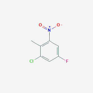 molecular formula C7H5ClFNO2 B1598016 2-氯-4-氟-6-硝基甲苯 CAS No. 502496-35-7