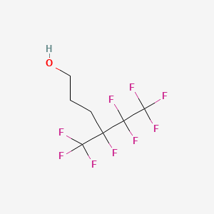 B1598018 4,5,5,6,6,6-Hexafluoro-4-(trifluoromethyl)hexan-1-ol CAS No. 239463-96-8