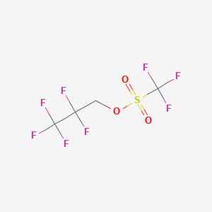molecular formula C4H2F8O3S B1598021 2,2,3,3,3-五氟丙基三氟甲磺酸酯 CAS No. 6401-00-9