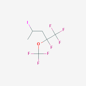 molecular formula C6H6F7IO B1598029 1,1,1,2-四氟-4-碘-2-(三氟甲氧基)戊烷 CAS No. 243139-56-2