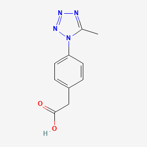 molecular formula C10H10N4O2 B1598033 [4-(5-甲基-四唑-1-基)-苯基]-乙酸 CAS No. 799262-38-7