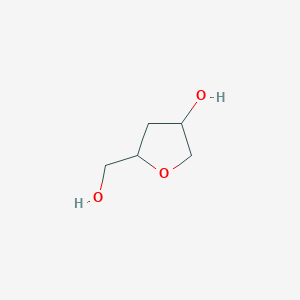 molecular formula C5H10O3 B1598035 5-(羟甲基)四氢呋喃-3-醇 CAS No. 58534-88-6