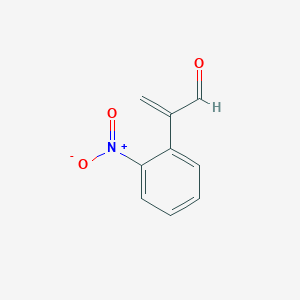 molecular formula C9H7NO3 B1598037 2-(2-Nitrophenyl)acrylaldehyde CAS No. 71463-16-6