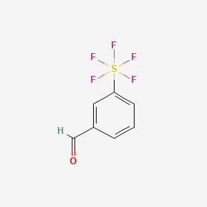 molecular formula C7H5F5OS B1598041 3-(五氟硫基)苯甲醛 CAS No. 401892-80-6