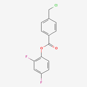 molecular formula C14H9ClF2O2 B1598042 2,4-Difluorophenyl 4-(Chloromethyl)Benzoate CAS No. 219500-09-1