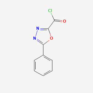 molecular formula C9H5ClN2O2 B1598043 5-苯基-1,3,4-恶二唑-2-羰基氯 CAS No. 98591-60-7