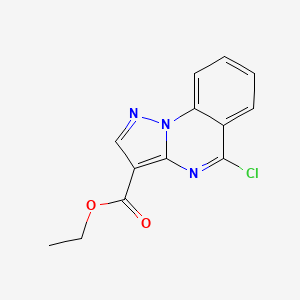 molecular formula C13H10ClN3O2 B1598045 5-氯吡唑并[1,5-a]喹唑啉-3-羧酸乙酯 CAS No. 174842-56-9