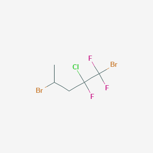 molecular formula C5H6Br2ClF3 B1598046 1,4-二溴-2-氯-1,1,2-三氟戊烷 CAS No. 380-57-4