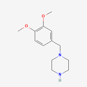 molecular formula C13H20N2O2 B1598082 1-(3,4-二甲氧基苄基)哌嗪 CAS No. 32231-07-5