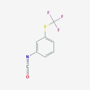 molecular formula C8H4F3NOS B1598091 3-(三氟甲硫基)苯基异氰酸酯 CAS No. 55225-88-2