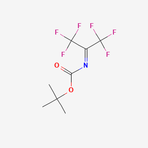 B1598112 tert-Butyl (2,2,2-Trifluoro-1-trifluoromethyl-ethylidene)-carbamate CAS No. 52786-55-7