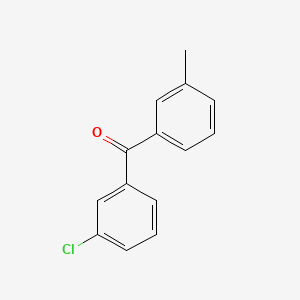 molecular formula C14H11ClO B1598115 3-Chloro-3'-methylbenzophenone CAS No. 71372-41-3