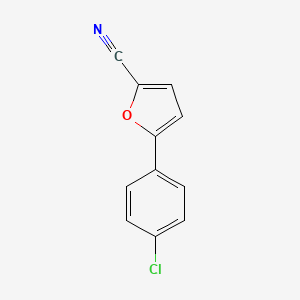 molecular formula C11H6ClNO B1598186 5-(4-氯苯基)呋喃-2-碳腈 CAS No. 52939-07-8