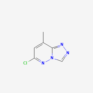 molecular formula C6H5ClN4 B1598187 6-氯-8-甲基-[1,2,4]三唑并[4,3-b]哒嗪 CAS No. 58826-40-7