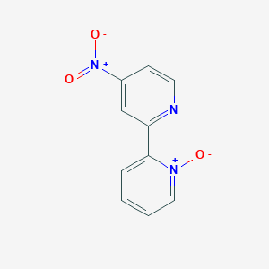 molecular formula C10H7N3O3 B1598196 4'-硝基-2,2'-联吡啶-N-氧化物 CAS No. 84175-05-3