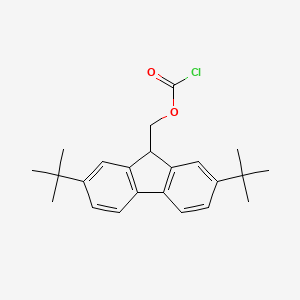 molecular formula C23H27ClO2 B1598220 2,7-Di-tert-butyl-9-fluorenylmethyl chloroformate CAS No. 287381-46-8