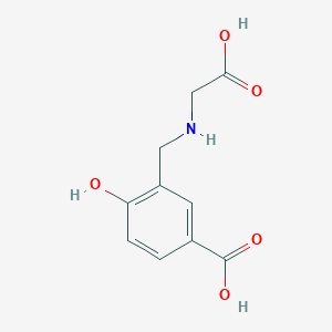 molecular formula C10H11NO5 B1598228 3-(羧甲基氨基甲基)-4-羟基苯甲酸 CAS No. 55739-39-4
