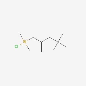 molecular formula C10H23ClSi B1598235 氯二甲基(2,4,4-三甲基戊基)硅烷 CAS No. 79957-95-2