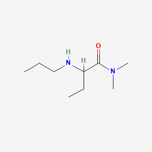 molecular formula C9H20N2O B1598238 N,N-Dimethyl-2-(propylamino)butyramide CAS No. 84803-62-3