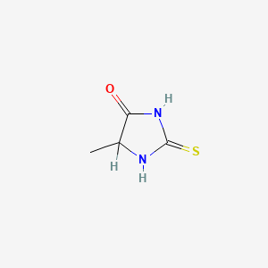 molecular formula C4H6N2OS B1598239 5-甲基-2-硫代乙内酰脲 CAS No. 33368-94-4