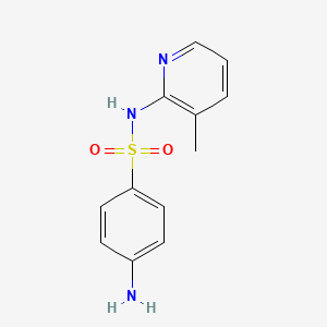 molecular formula C12H13N3O2S B1598244 4-氨基-N-(3-甲基吡啶-2-基)苯磺酰胺 CAS No. 72460-27-6