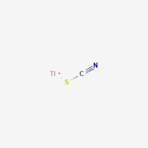 molecular formula TlSCN<br>CNSTl B1598246 Thallium thiocyanate CAS No. 3535-84-0