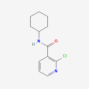 molecular formula C12H15ClN2O B1598251 2-chloro-N-cyclohexylnicotinamide CAS No. 57841-70-0