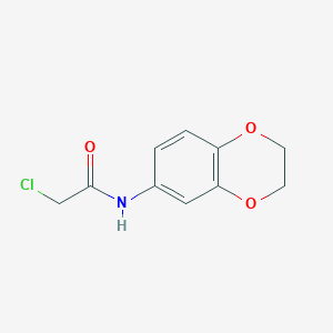 molecular formula C10H10ClNO3 B1598252 2-chloro-N-(2,3-dihydro-1,4-benzodioxin-6-yl)acetamide CAS No. 42477-07-6