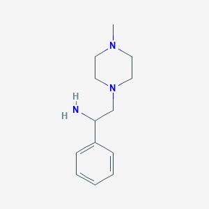 molecular formula C13H21N3 B1598259 2-(4-甲基哌嗪基)-1-苯乙胺 CAS No. 775349-54-7